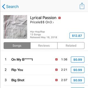 Like music buy my album lyrical passion iTunes.